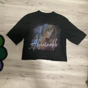 "Abominable Saint Cropped Tee"